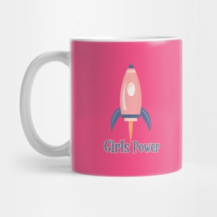 Girls Power Gift Idea Rocket Mug